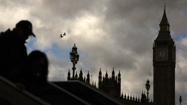 La Tour Elizabeth, communément appelée par le nom de la cloche de l'horloge "Big Ben", au Palais de Westminster, siège du Parlement britannique, dans le centre de Londres, le 1er mars 2024.