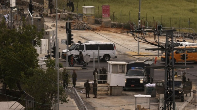 Les forces de sécurité israéliennes en Palestine occupée.