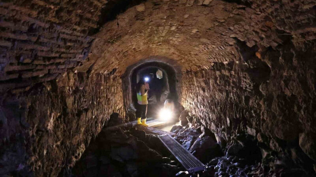 Les équipes de la municipalité d'Istanbul ont découvert un tunnel secret sous le chateau, Rumeli Hisari, ont annoncé les chercheurs le 31 mai 2024.