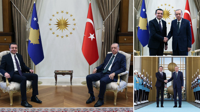 Cumhurbaşkanı Erdoğan, Kosova Başbakanı Kurti ile görüştü. 