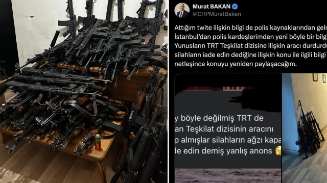 CHP'li Murat Bakan dizide kullanılan silahları gerçek sandı