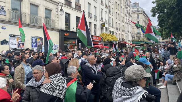 باريس.. مظاهرة تطالب بوقف حرب الاحتلال الإسرائيلي على غزة