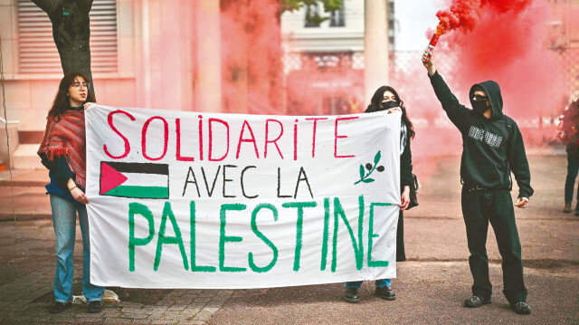 Fransa’da üniversite intifadası liderleri Yeni Şafak'a konuştu.