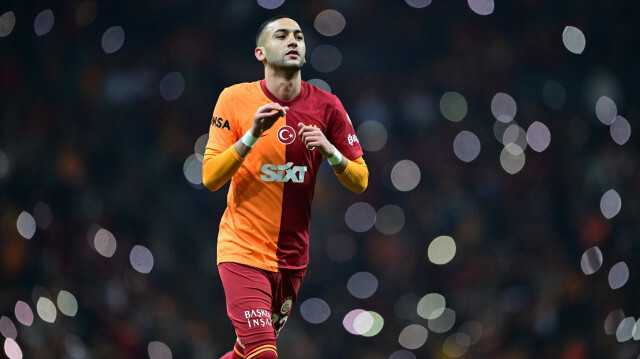 L'international marocain de Galatasaray, Hakim Ziyech, au stade RAMS d'Istanbul, le 5 mai 2024.