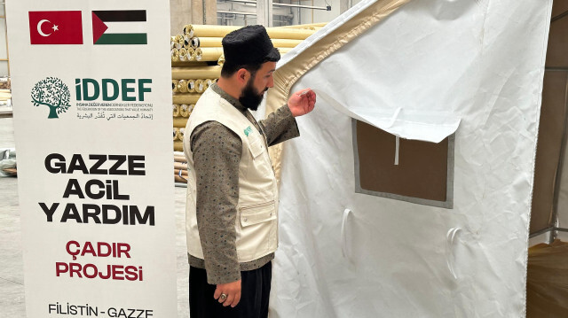 İDDEF’ten 'Gazze için çadır ol' kampanyası başlattı