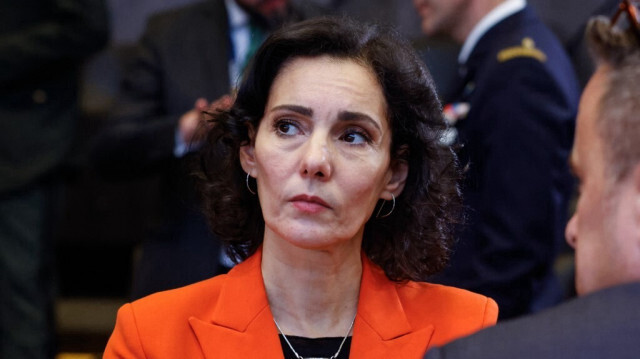 La ministre des Affaires étrangères de la Belgique, Hadja Lahbib.

