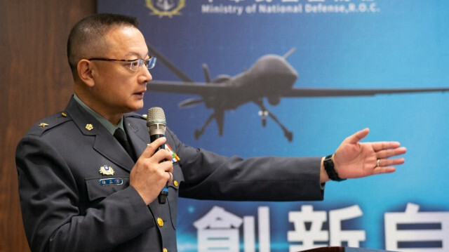 Le porte-parole du ministère de la Défense taïwanaise, Sun Li-fang.