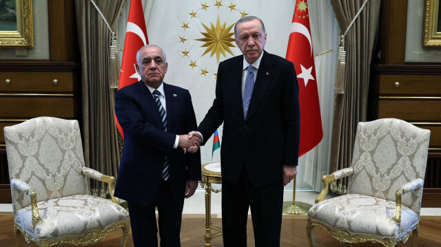 Azerbaycan Başbakanı Ali Asadov - Cumhurbaşkanı Recep Tayyip Erdoğan