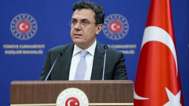 Le porte-parole du ministère turc des Affaires étrangères, Oncu Keçeli.