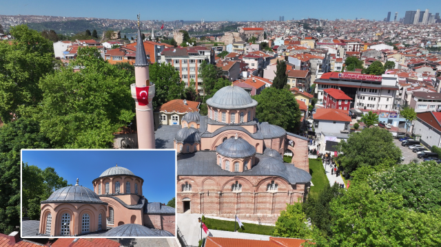 Kariye Camii ibadete açıldı
