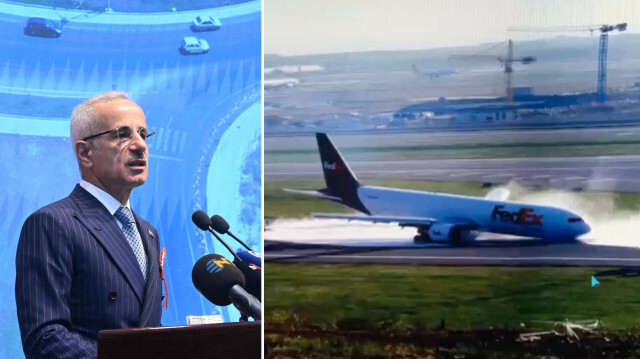 Bakan Uraloğlu, İstanbul Havalimanı'nda gövde üzerine iniş yapan uçakla ilgili açıklamada bulundu. 