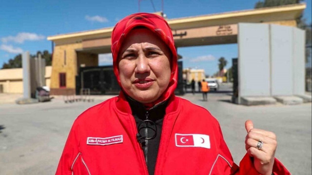 La présidente du Croissant-Rouge turc, Fatma Meric Yılmaz.