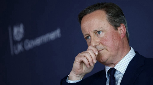Le secrétaire d'État aux Affaires étrangères, du Commonwealth et du Développement du Royaume-Uni, David Cameron.
