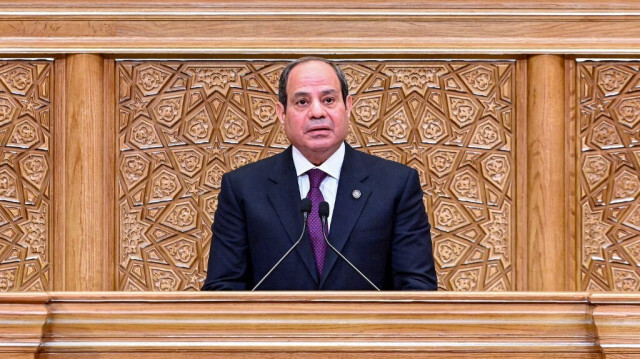 Le président égyptien Abdel Fattah al-Sisi prête serment devant le parlement au Caire, le 2 avril 2024.
