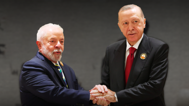 Cumhurbaşkanı Recep Tayyip Erdoğan,  Brezilya Devlet Başkanı Luiz Inacio Lula da Silva ile görüştü.