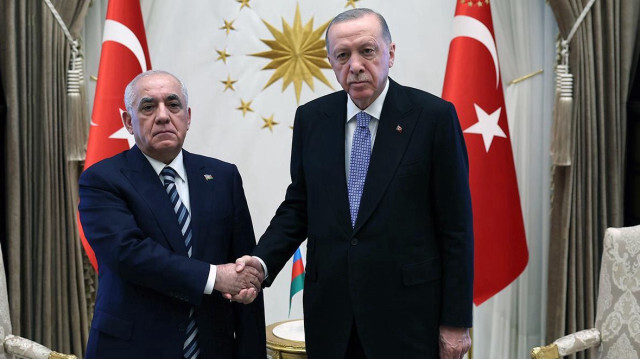 Президент Эрдоган  и премьер-министра Азербайджана Али Асадова