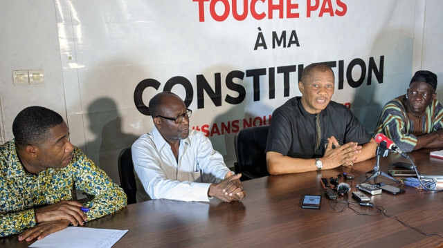 Les membres du Front "Touche pas à ma constitution" au Togo