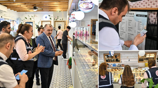 Ticaret Bakanlığı ekipleri İstanbul'da kafe ve restoranları denetledi.