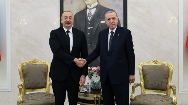 Cumhurbaşkanı Recep Tayyip Erdoğan- Azerbaycan Cumhurbaşkanı İlham Aliyev