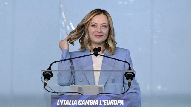 La Première ministre d'Italie, Giorgia Meloni.