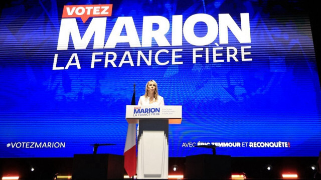 Marion Maréchal, tête de liste du parti d'extrême-droite Reconquête, est arrivée en tête en Israël lors des élections européennes du 9 juin 2024.