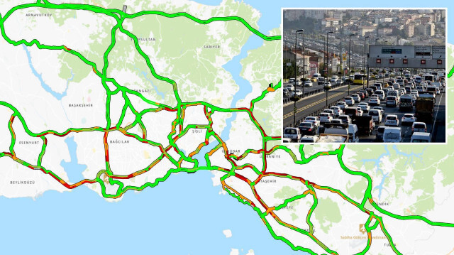 Trafik yoğunluk haritası