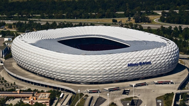 L'Allianz Arena, Stade du club allemand du Bayern Munich, un des principaux stades de l'Euro 2024.