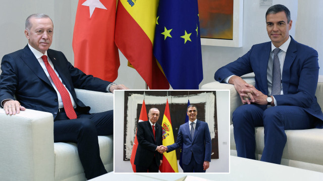 Cumhurbaşkanı Recep Tayyip Erdoğan - İspanya Başbakanı Pedro Sanchez