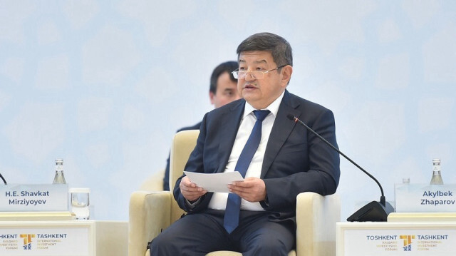 Le Premier ministre du Kirghizstan Akylbek Japarov.