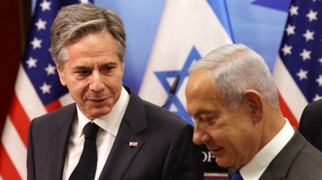 Le secrétaire d'État des États-Unis, Antony Blinken et le Premier ministre israélien, Benyamin Netanyahu.