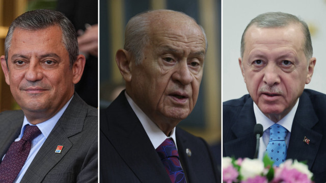 Özgür Özel -Devlet Bahçeli - Recep Tayyip Erdoğan