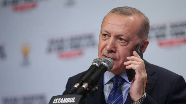 Cumhurbaşkanı Erdoğan telefon görüşmeleri yaptı.