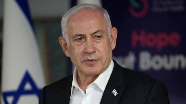 Le Premier ministre israélien Benjamin Netanyahu s'exprime lors d'une conférence de presse au centre médical Sheba Tel-HaShomer, à Ramat Gan, le 8 juin 2024.