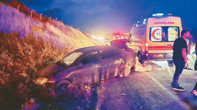 Adıyaman'daki kazada 1 kişi öldü, 6 kişi yaralandı.