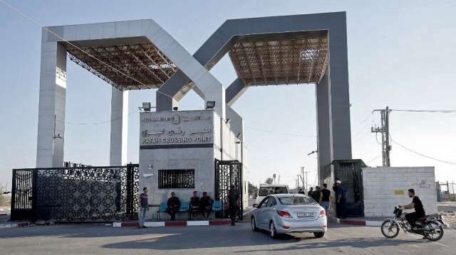 Poste frontière de Rafah, avant la guerre israélienne à Gaza.
