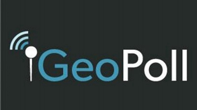 Logo de GeoPoll, leader mondial de la recherche mobile, ayant participé à la réalisation de l'étude publiée par l'ONU sur les inquiétudes face au climat.