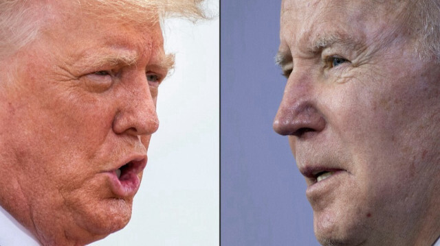 L'ancien et l'actuel président des États-Unis, Donald Trump et Joe Biden.