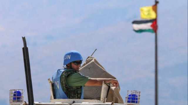 Les soldats de la Force intérimaire des Nations Unies au Liban (FINUL) patrouillent la zone frontalière entre le Liban et Israël.
