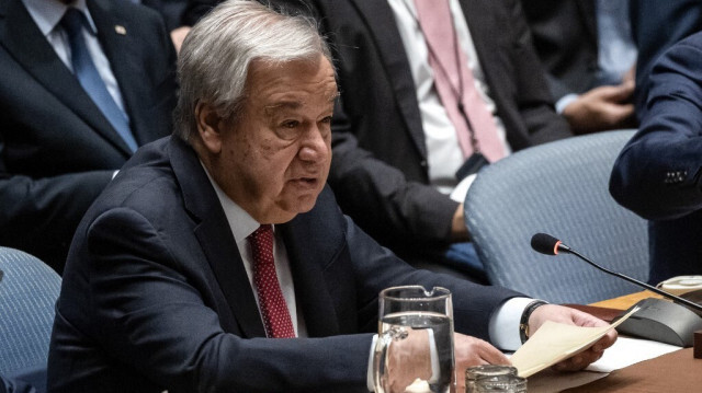 Le secrétaire général des Nations Unies, António Guterres, s'exprime lors d'une réunion du Conseil de sécurité de l'ONU sur les impacts des cybermenaces sur la paix et la sécurité internationales au siège de l'ONU, le 20 juin 2024, à New York.