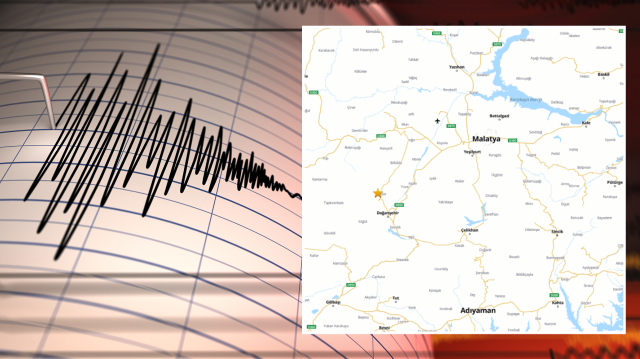 Malatya'da 4 büyüklüğünde deprem meydana geldi.