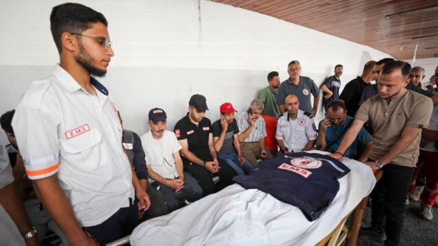 Le chef des services des urgences et des ambulances de la bande de Gaza, Hani Al-Jafrawi a été tué dans une frappe israélienne dans le centre de la ville de Gaza, le 24 juin 2024.
