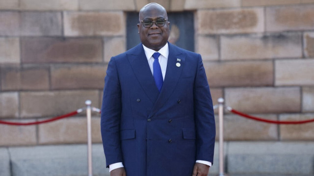 Le président de la République Démocratique du Congo, Félix Tshisekedi, à Pretoria le 19 juin 2024.