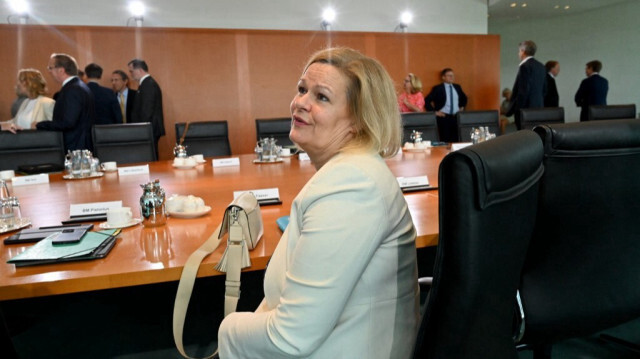 La ministre allemande de l'Intérieur Nancy Faeser, le 26 juin 2024 à la Chancellerie à Berlin.