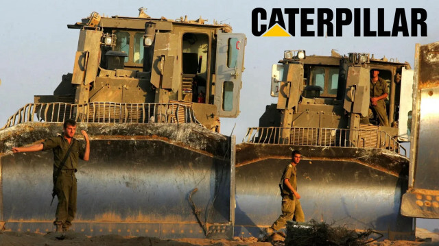 Caterpillar "pourrait contribuer aux violations des droits de l'homme et du droit international en Cisjordanie et à Gaza", estime le fonds de pension.