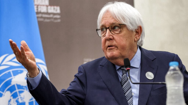 Le chef des Affaires humanitaires de l'ONU, Martin Griffiths, en Jordanie le 11 juin 2024. 