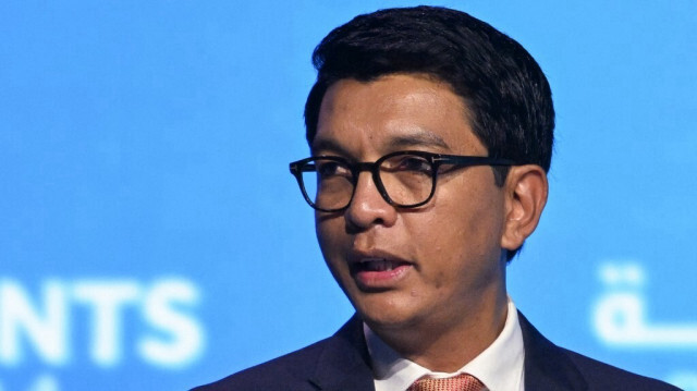 Le Président de Madagascar Andry Rajoelina, le 13 février 2024.