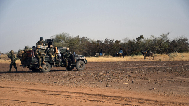 Des véhicules de l'armée nigérienne.