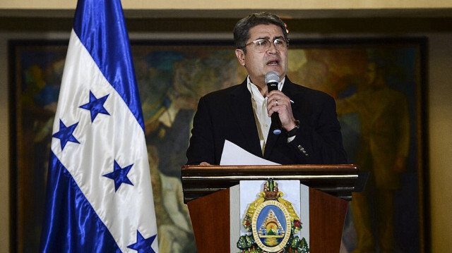 L'ancien président du Honduras, Juan Orlando Hernandez.