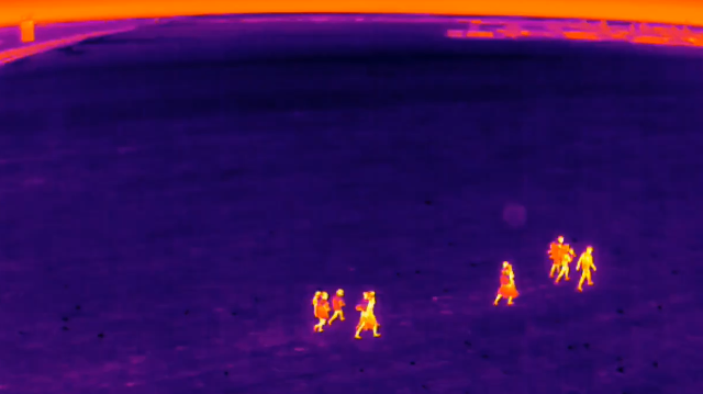 MSB, kaçmaya çalışan zanlıları termal kameralarla tespit etti.