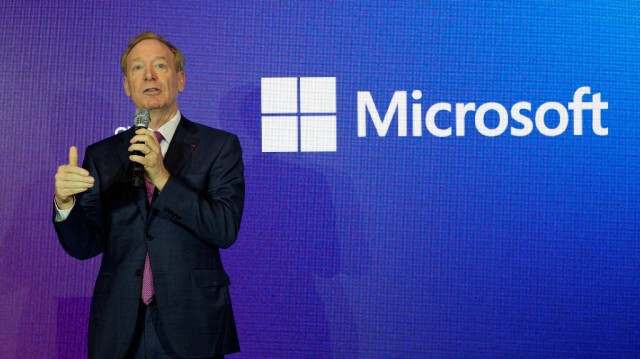 Le PDG de Microsoft, Brad Smith.